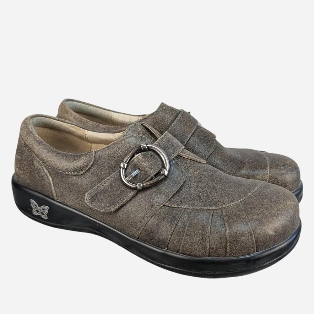 Alegria Khloe Drifted Buckle Comfort Clog Leather EU 40 US 9.5-10 - Picture 9 of 9